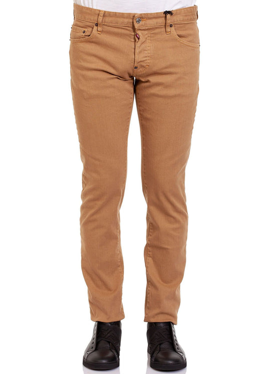 Dsquared² Brown Cotton Jeans & Pant