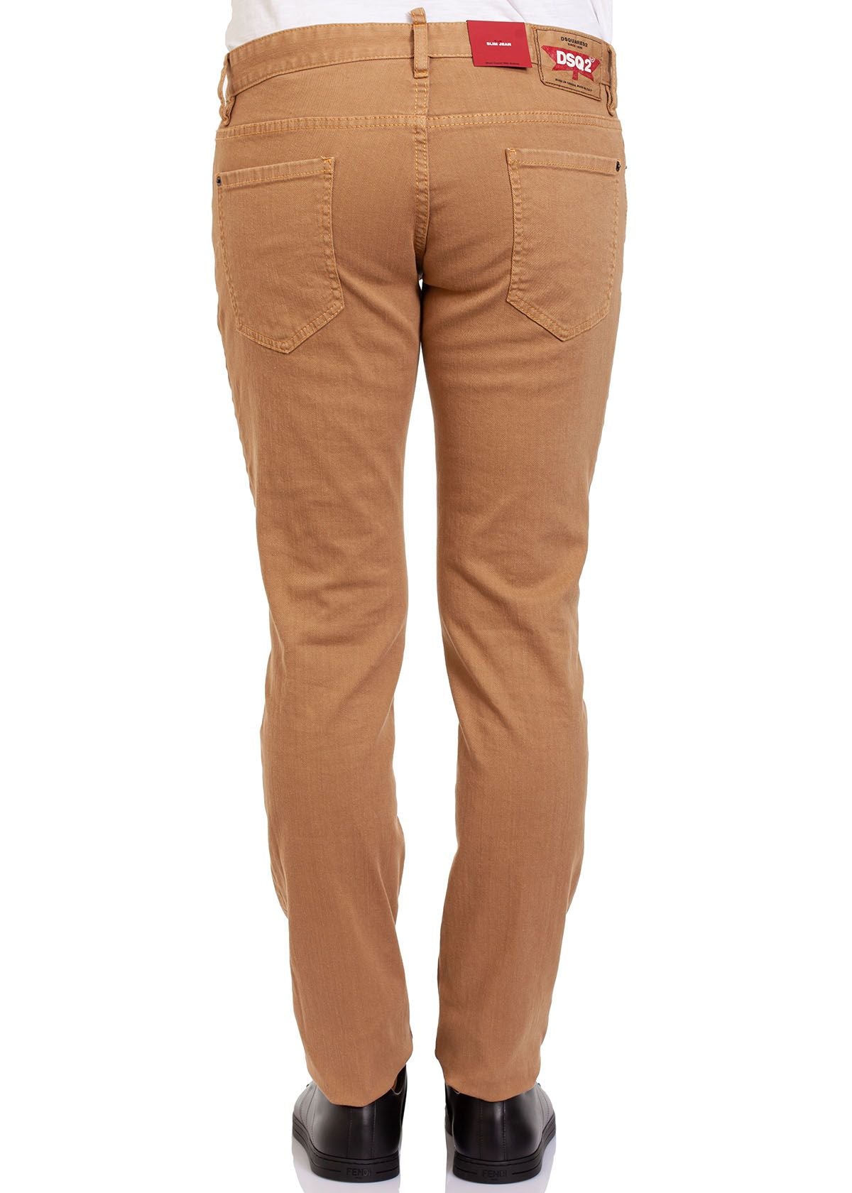 Dsquared² Brown Cotton Jeans & Pant