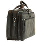 Old Angler Black Exclusiva Leather Laptop Briefcase