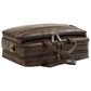 Old Angler Dark Brown Exclusiva Leather Laptop Briefcase