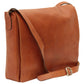 Old Angler Colonial Brown Cowhide Leather Messenger Bag