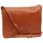 Old Angler Colonial Brown Cowhide Leather Messenger Bag