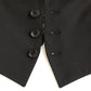 Dolce & Gabbana Black Silk Scarf Back Blazer Jacket