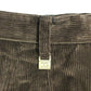 Dolce & Gabbana Brown Corduroys Straight Logo Casual Pants