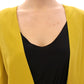 Lamberto Petri Mustard Yellow Silk Blazer Jacket