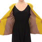 Lamberto Petri Mustard Yellow Silk Blazer Jacket