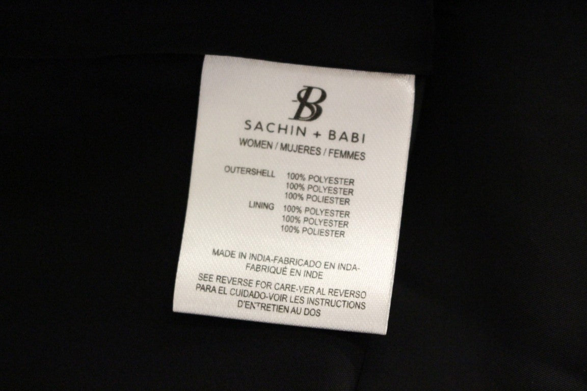 Sachin & Babi Black White Floral Shift Dress