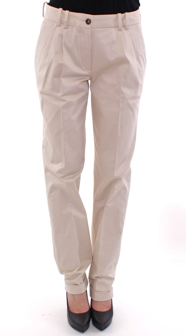 Dolce & Gabbana Beige Chinos Pants