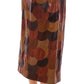 Dolce & Gabbana Brown Patchwork Leather Straight Skirt