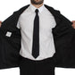 Dolce & Gabbana Black Silk Slim One Button Blazer