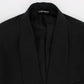 Dolce & Gabbana Black Silk Slim One Button Blazer