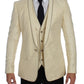 Dolce & Gabbana Beige Polka Dot Silk 2 Piece Blazer