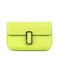 Marc Jacobs The J Marc Green Glow Yellow Leather Shoulder Crossbody Handbag