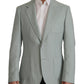 Dolce & Gabbana Light Green Cashmere Silk Blazer