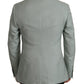 Dolce & Gabbana Light Green Cashmere Silk Blazer