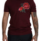 Dolce & Gabbana Bordeaux Roses T-shirt