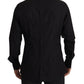 Dolce & Gabbana Black GOLD Slim Fit Tuxedo Dress Shirt