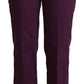 BENCIVENGA Violet High Waist Tapered Casual Pants