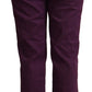 BENCIVENGA Violet High Waist Tapered Casual Pants