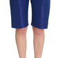 Ermanno Scervino Blue Above Knees Bermuda Shorts