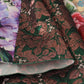 Dolce & Gabbana Multicolor Pachwork Print Floral Jaquard Silk Midi  Dress