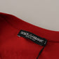 Dolce & Gabbana Red Amor Vincit Omnia Crewneck T-shirt