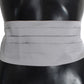 Dolce & Gabbana Gray Waist Belt Silk Cummerbund