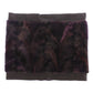 Dolce & Gabbana Purple MINK Fur Scarf Foulard Neck Wrap