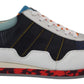 Dolce & Gabbana Multicolor Leather Sport Low Top Sneakers