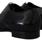 Dolce & Gabbana Black Leather Formal Dress Shoes