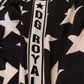 Dolce & Gabbana Black White Star Print DG Royals Pants