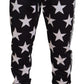 Dolce & Gabbana Black White Star Print DG Royals Pants