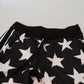 Dolce & Gabbana Black White Star Print DG Royals Pants