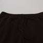 Dolce & Gabbana Brown Cashmere Trousers Bottoms Drawstring Pants