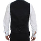 Dolce & Gabbana Gray Wool Formal Dress Vest Gilet Weste