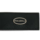 Dolce & Gabbana Green Leather Magnet Money Clip