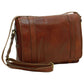 Old Angler Brown Soft Calfskin Leather Messenger Bag