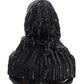 Dolce & Gabbana Black Knitted Sequin Hood Scarf Hat