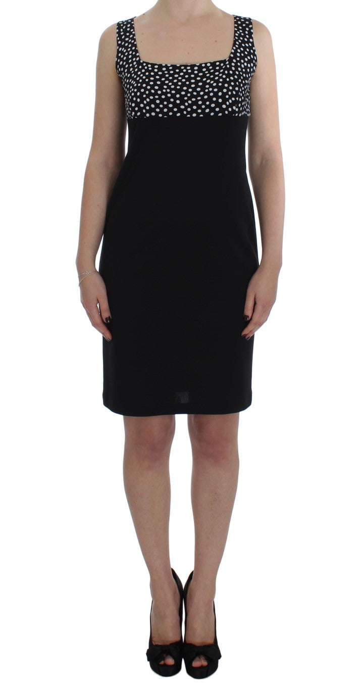 BENCIVENGA Black Stretch Sheath Dress & Sweater Set