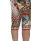 Dolce & Gabbana Multicolor Majolica Sicily Silk Pants