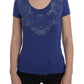 Ermanno Scervino Blue Modal Stretch T-shirt