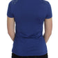 Ermanno Scervino Blue Modal Stretch T-shirt