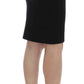 PLEIN SUD Black Straight Pencil Skirt