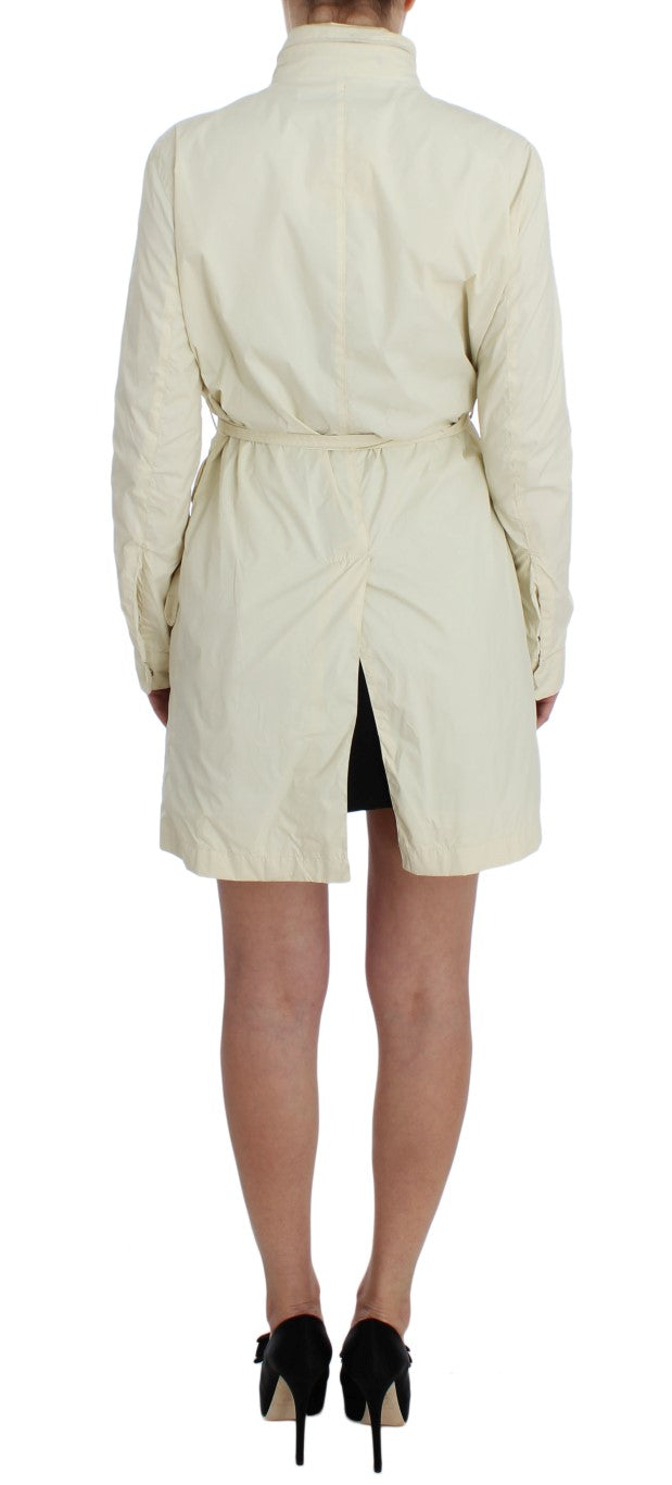 P.A.R.O.S.H. Beige Weather Proof Trench Jacket Coat