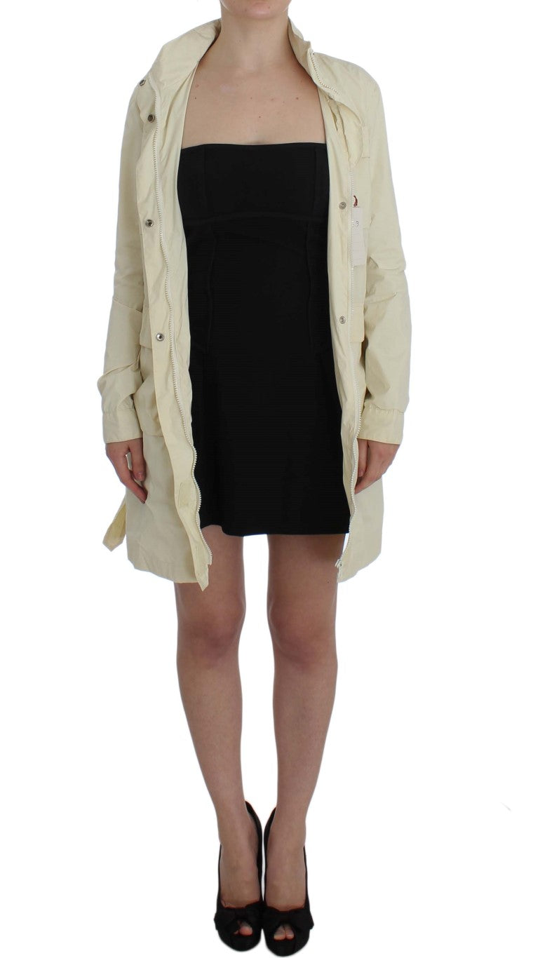 P.A.R.O.S.H. Beige Weather Proof Trench Jacket Coat