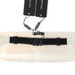 Dolce & Gabbana White Smoking Belt Silk Cummerbund