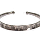 Nialaya Gray Rhodium 925 Silver Bangle Bracelet