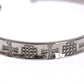 Nialaya Gray Rhodium 925 Silver Bangle Bracelet