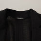 Dolce & Gabbana Black Single Breasted Coat Men Blazer