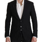 Dolce & Gabbana Black Single Breasted Coat Men Blazer